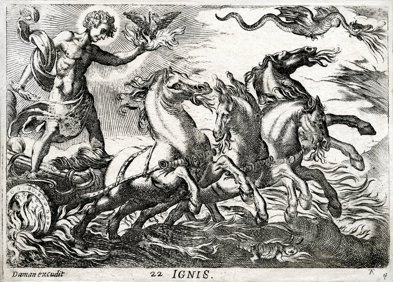 Ignis: Allegorie des Feuers von Daman