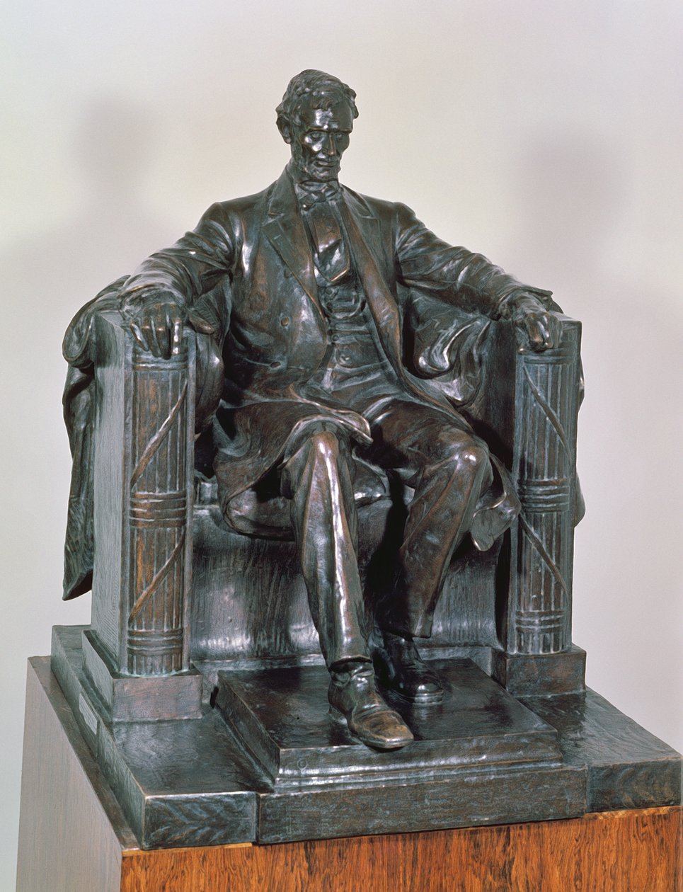 Abraham Lincoln, 1920er Jahre (Bronze) von Daniel Chester French