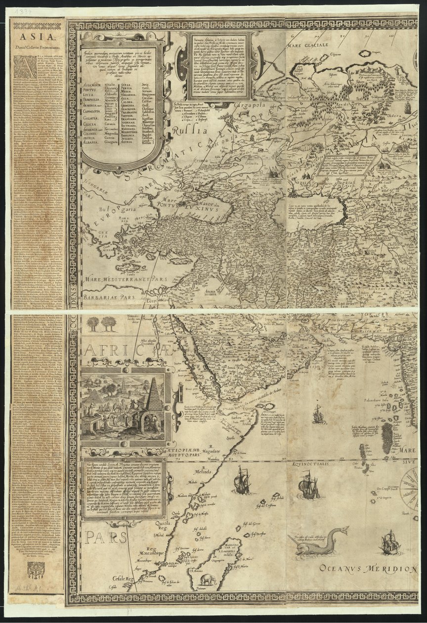 Asiae nova descriptio von Daniel Keller