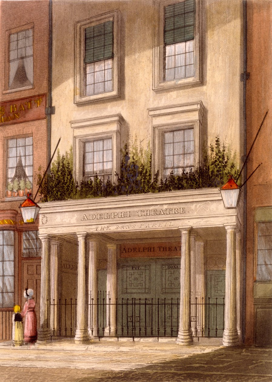 Das Sans Pareil Theater, 1826 von Daniel Havell