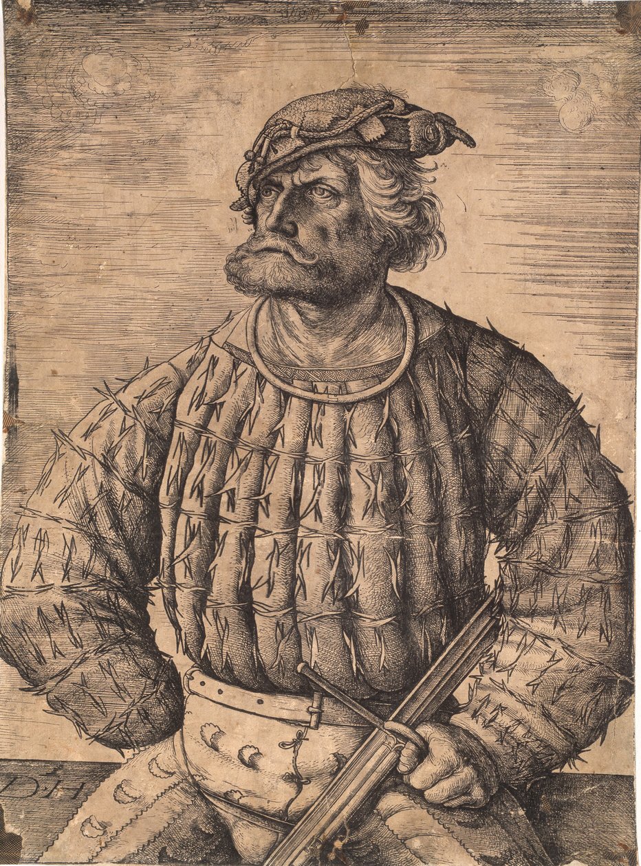 Kunz von der Rosen, Hofnarr von Kaiser Maximilian von Daniel Hopfer