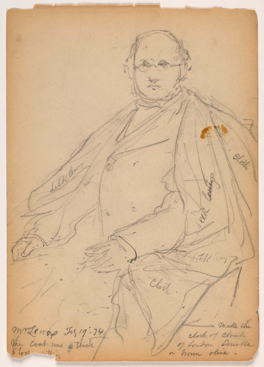 James Lenox sitzend, 19. Februar 1874 von Daniel Huntington