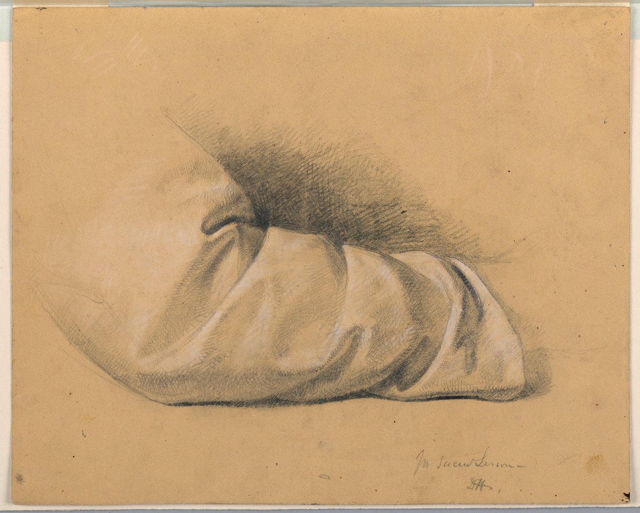 Studie für "Heilige Lektion" von Daniel Huntington