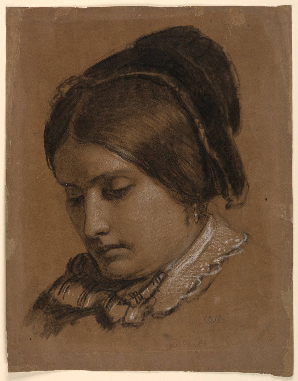 Die Frau des Künstlers Sophie, 1853 von Daniel Huntington