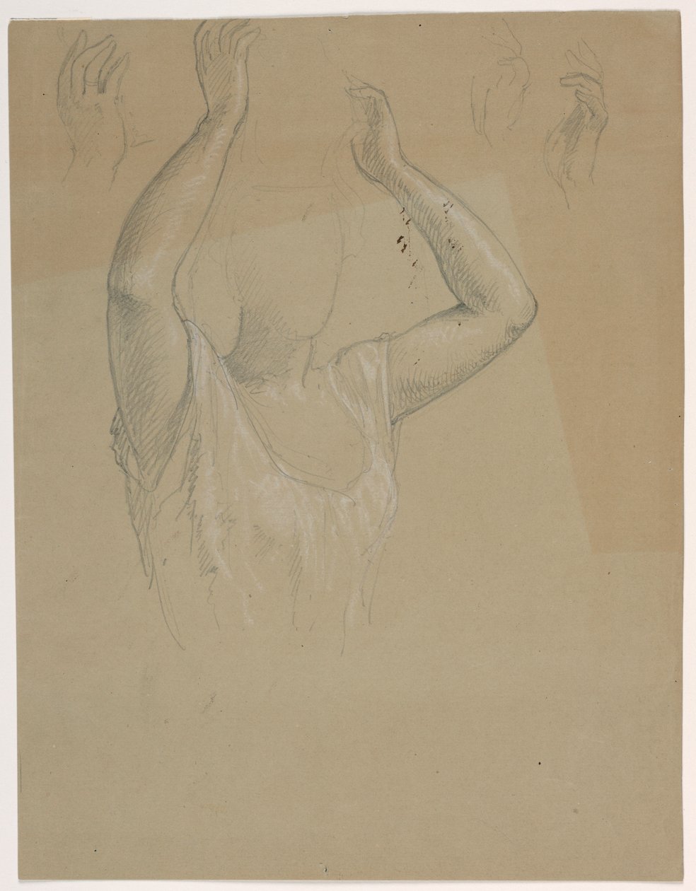 Frau mit erhobenen Händen A, 1844–45 von Daniel Huntington