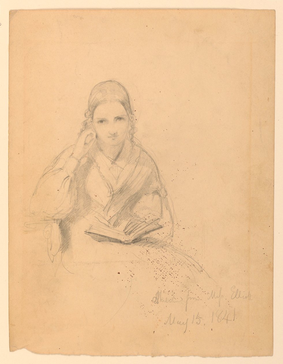 Porträtstudie von Miss Elliott von Daniel Huntington