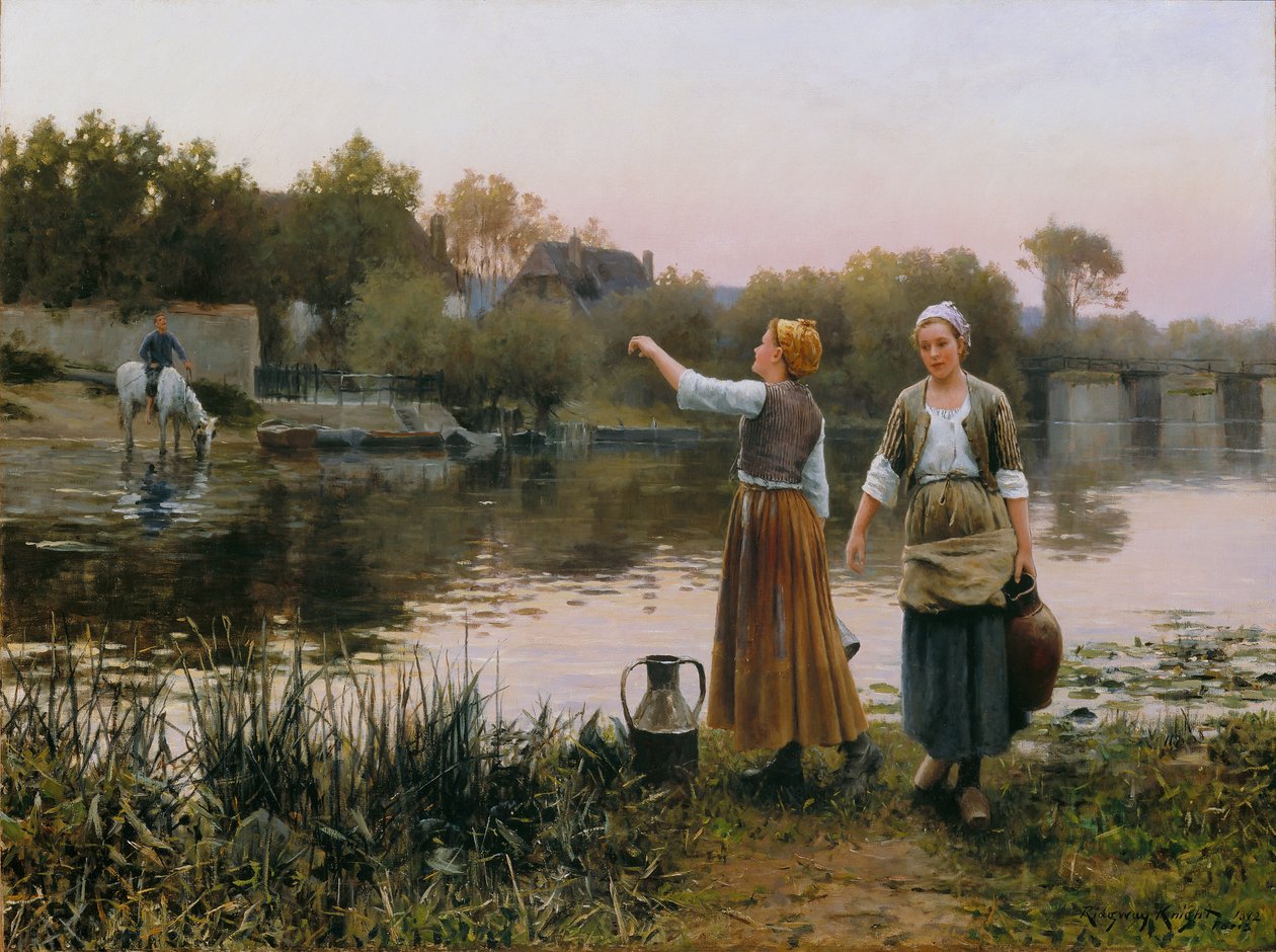 Die Wasserträger von Daniel Ridgway Knight