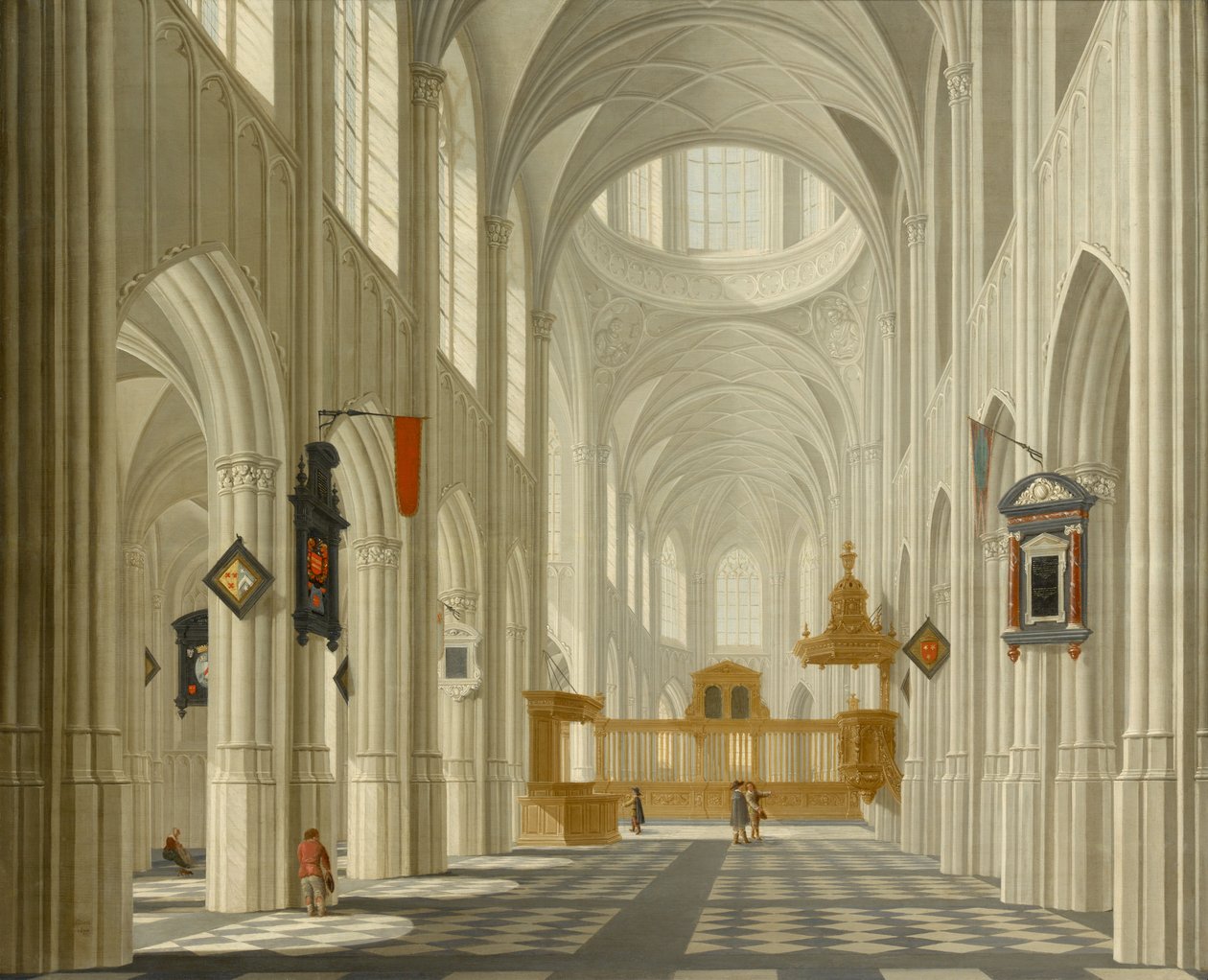 Innenraum einer Kirche von Daniel de Blieck