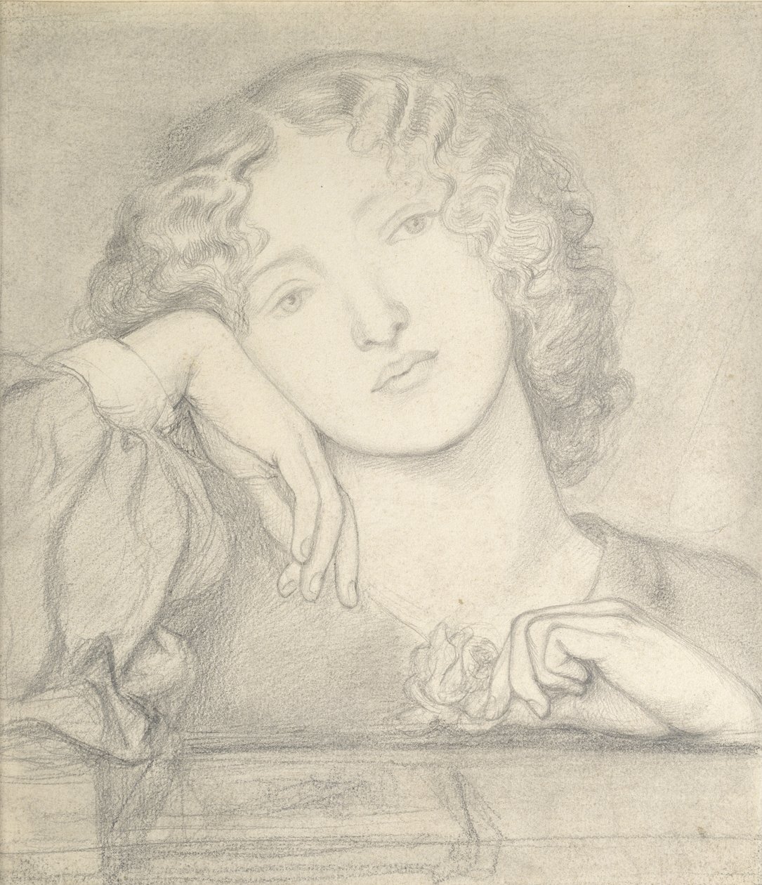 Monna Rosa, 19. Jahrhundert von Dante Gabriel Charles Rossetti