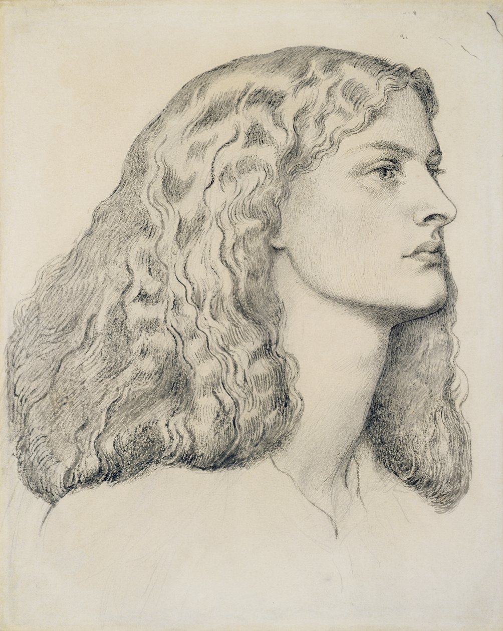 Porträt von Annie Miller, ca. 1860 von Dante Gabriel Charles Rossetti
