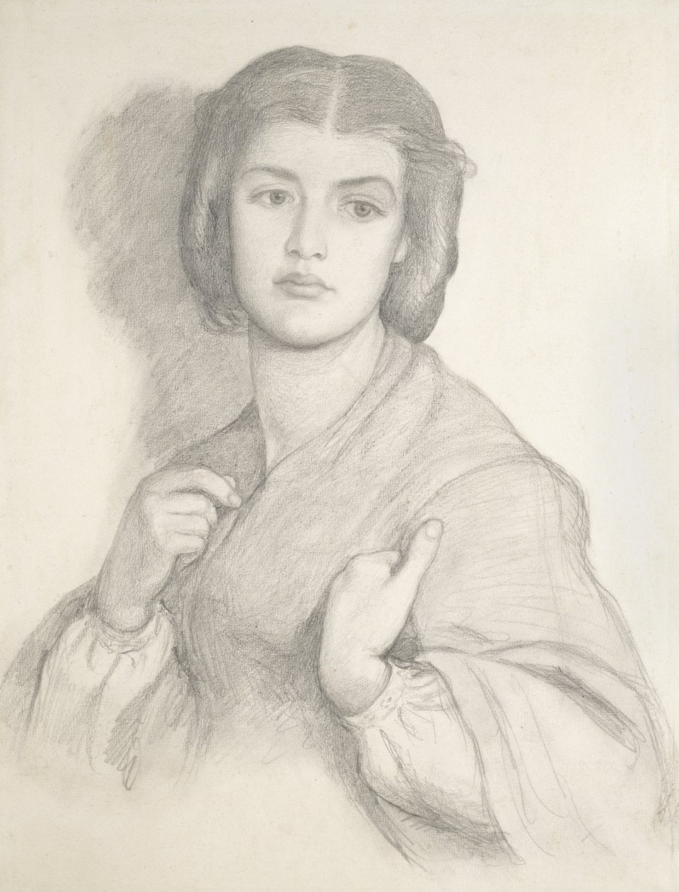 Porträt einer Frau von Dante Gabriel Charles Rossetti