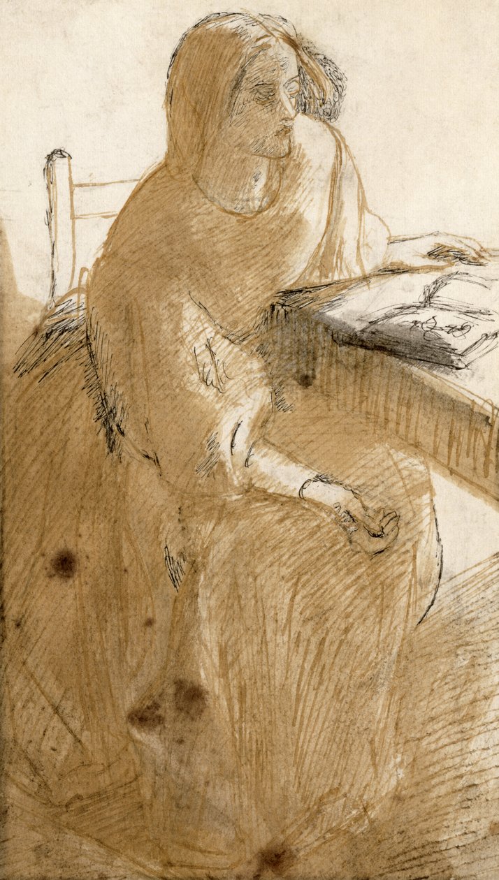 Lizzie Siddal (1832-62) von Dante Gabriel Charles Rossetti