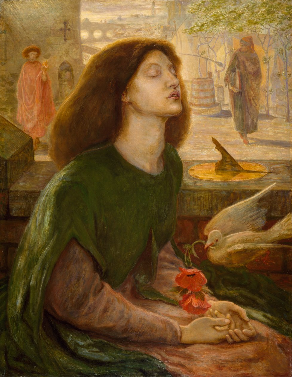 Beata Beatrix, 1862 von Dante Gabriel Charles Rossetti