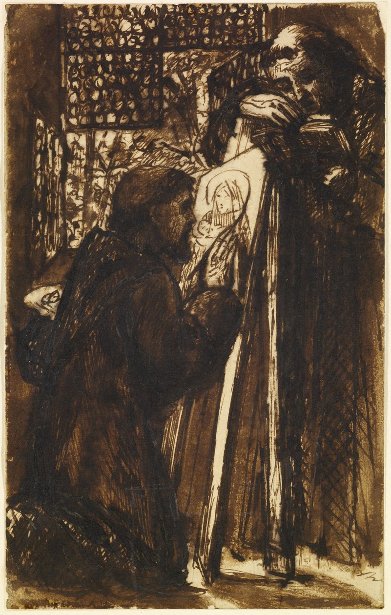 Fra Angelico malt von Dante Gabriel Charles Rossetti