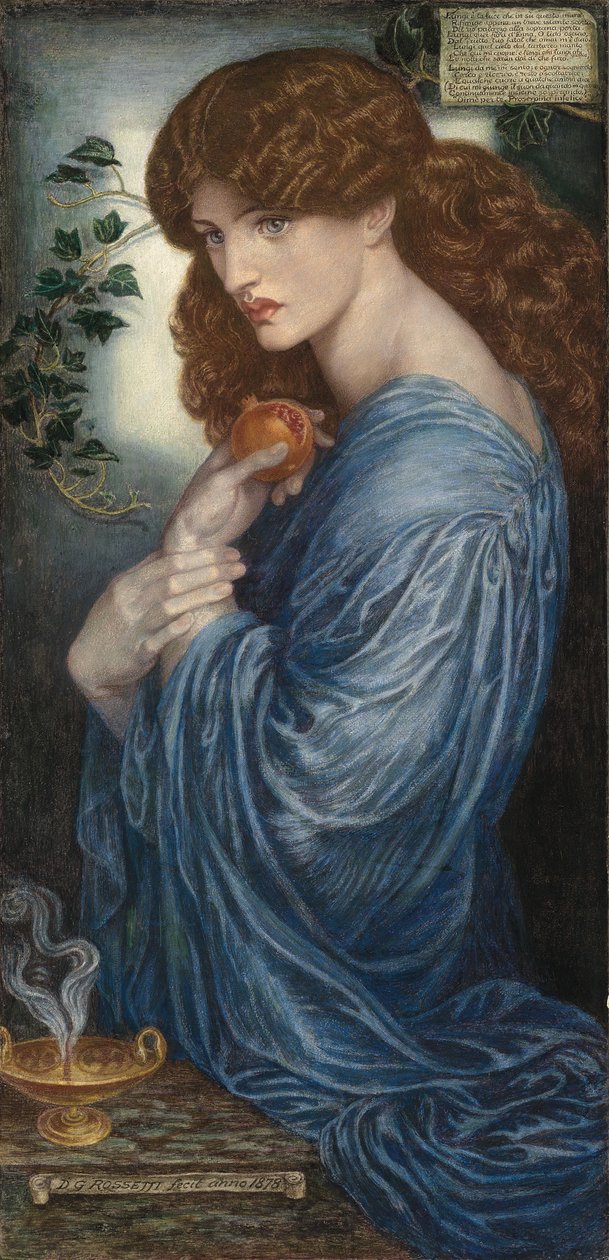 Proserpina von Dante Gabriel Charles Rossetti