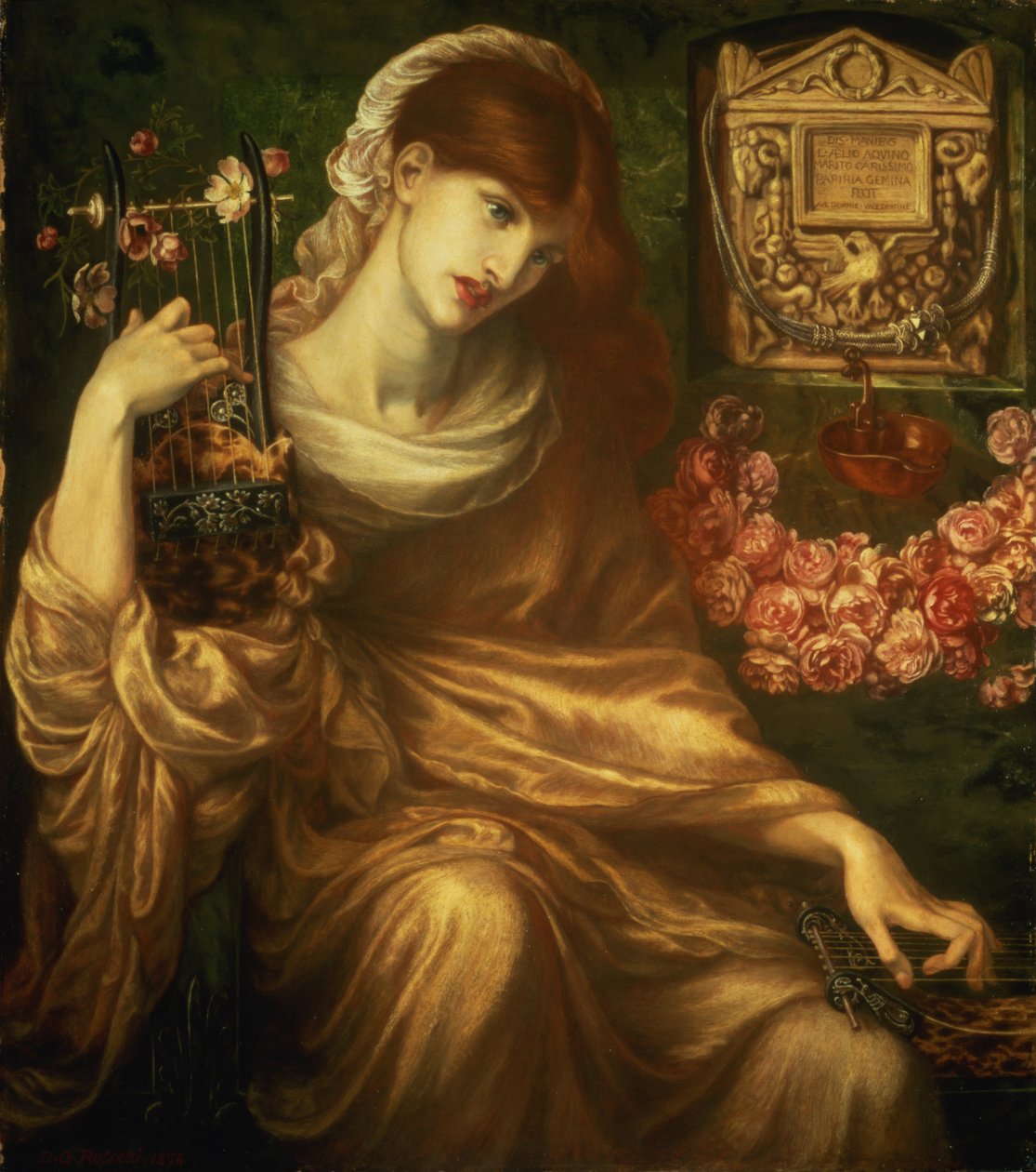 Die römische Witwe von Dante Gabriel Charles Rossetti