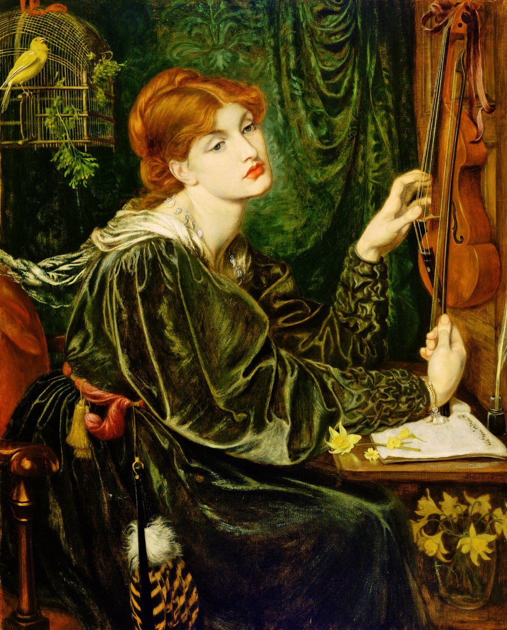 Veronica Veronese von Dante Gabriel Charles Rossetti
