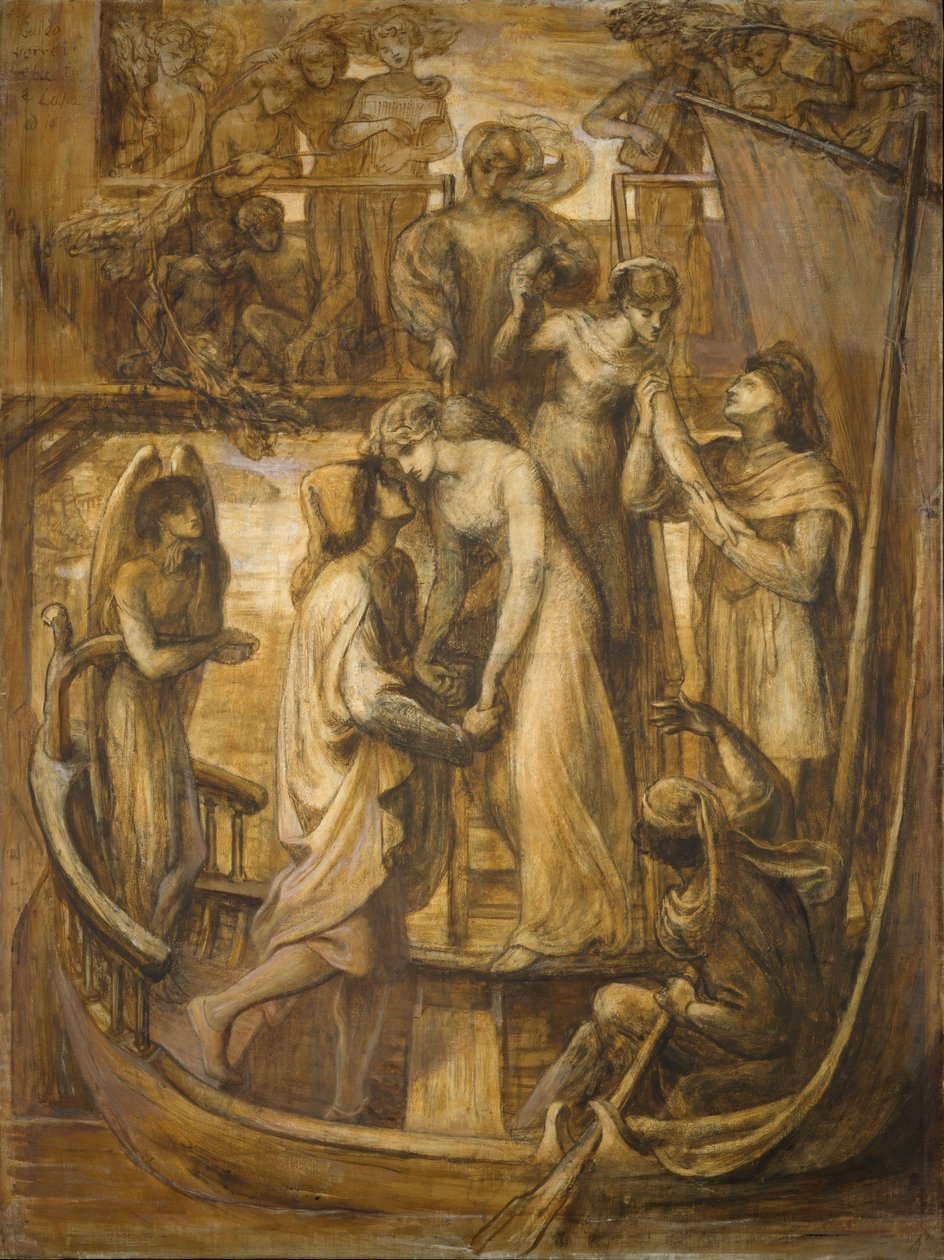 Das Boot der Liebe, 1881 von Dante Gabriel Rossetti
