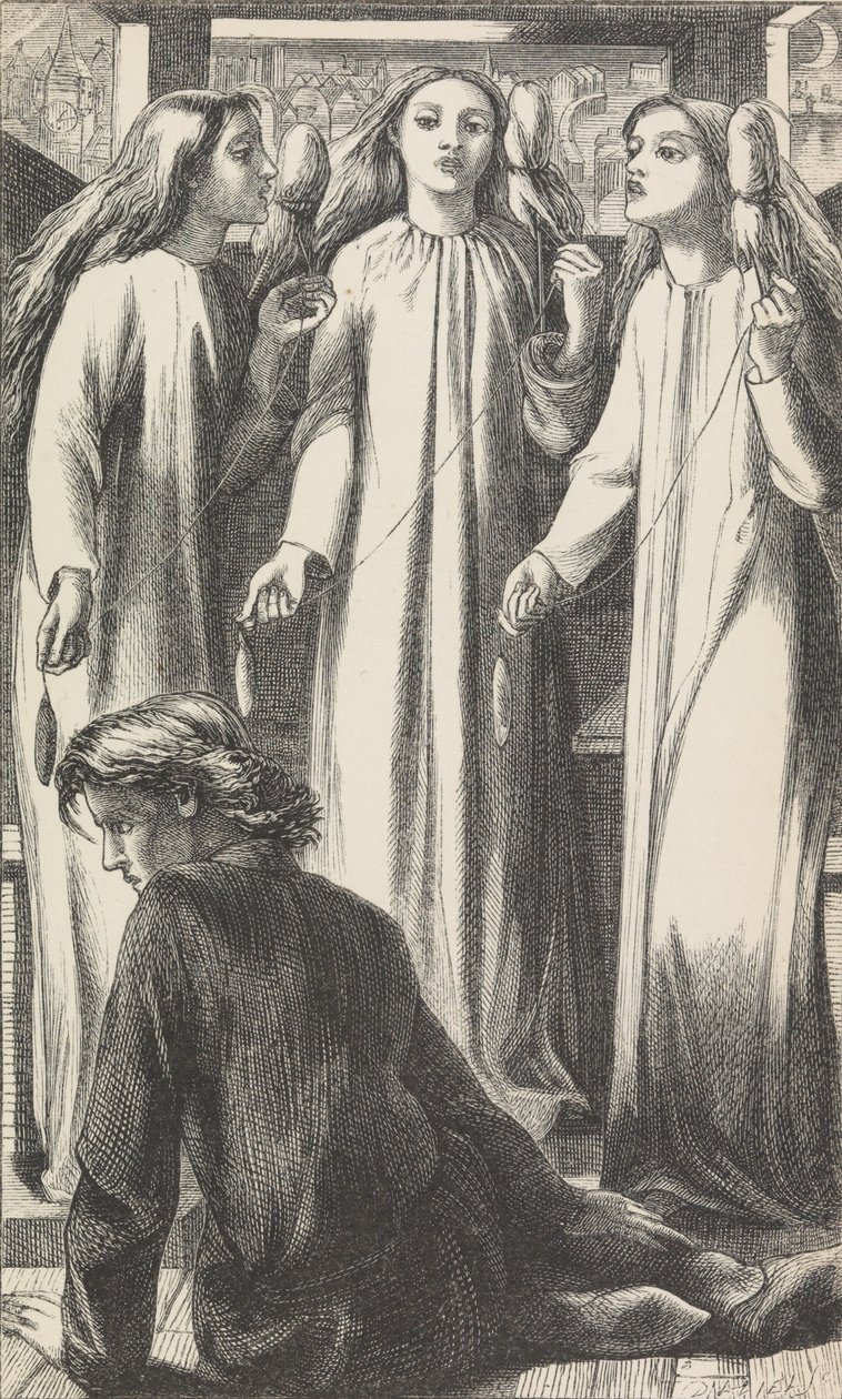 Der Musikmeister, 1855 von Dante Gabriel Rossetti
