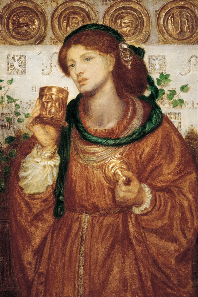 Der Liebesbecher von Dante Gabriel Rossetti