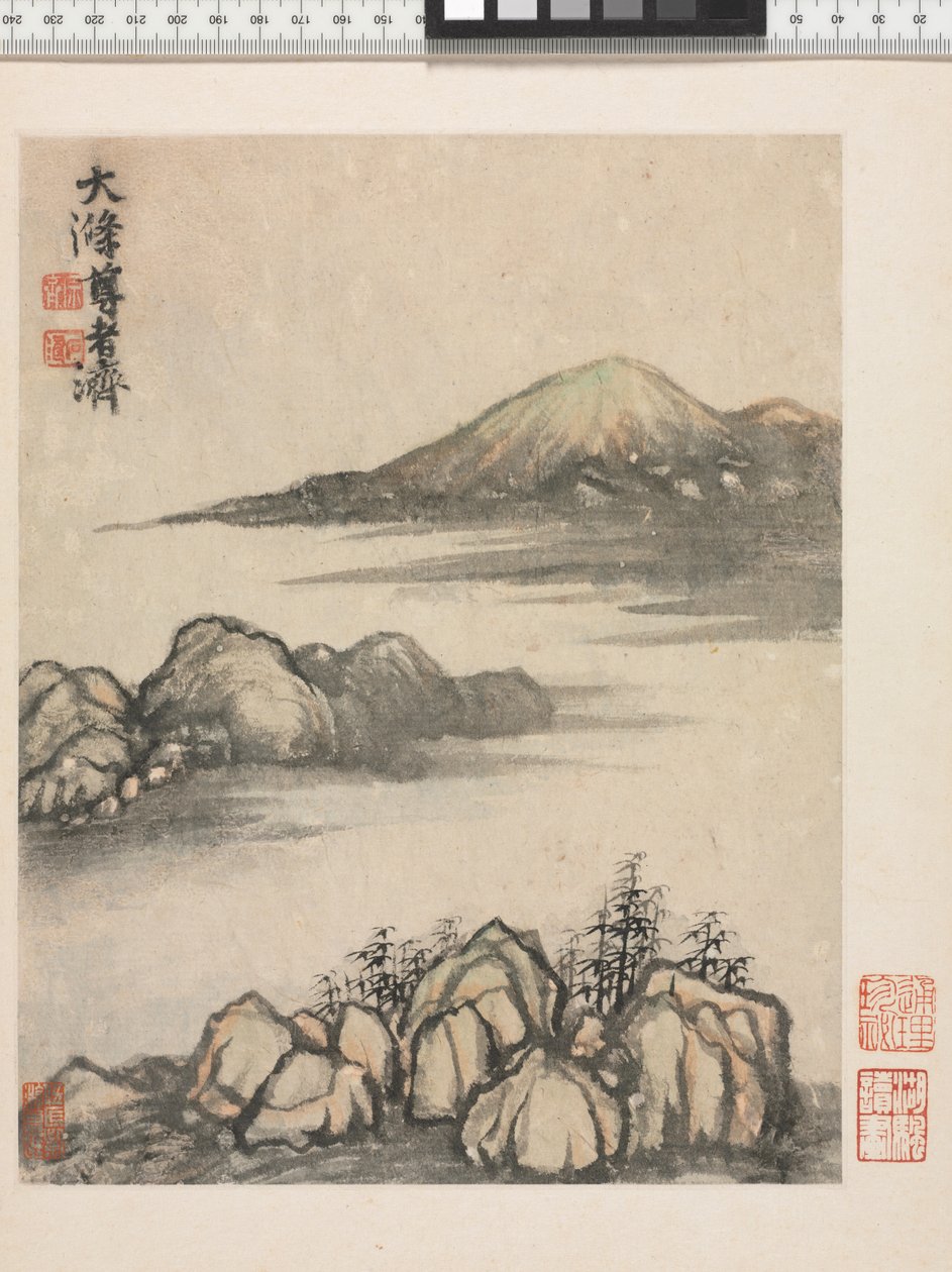 Erinnerungen an den Qinhuai-Fluss, Qing-Dynastie von Daoji Shitao