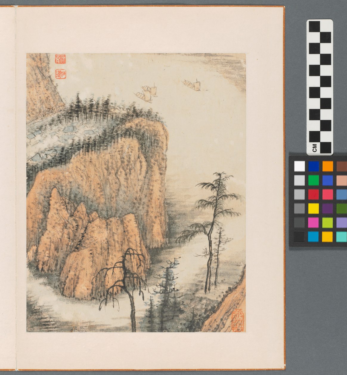 Erinnerungen an den Qinhuai-Fluss, Qing-Dynastie von Daoji Shitao