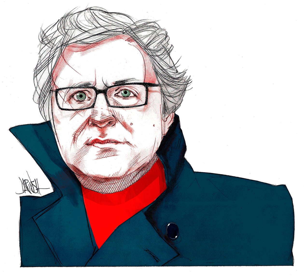 Michel Onfray von Dariush Radpour