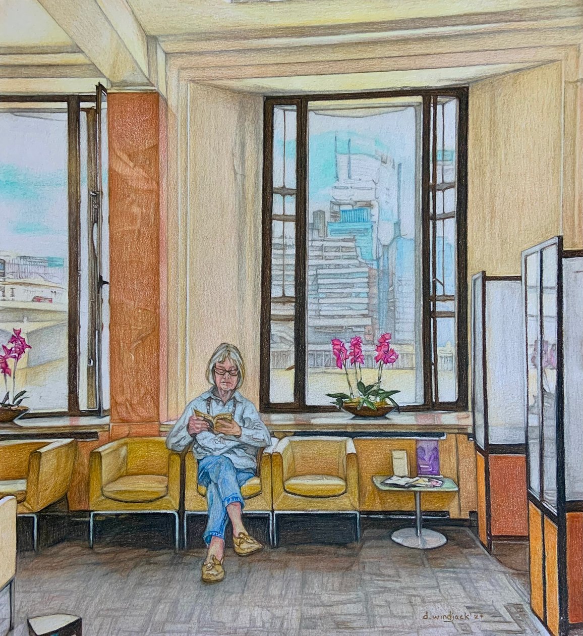 Das Wartezimmer, 2024 von Darrell Windjack