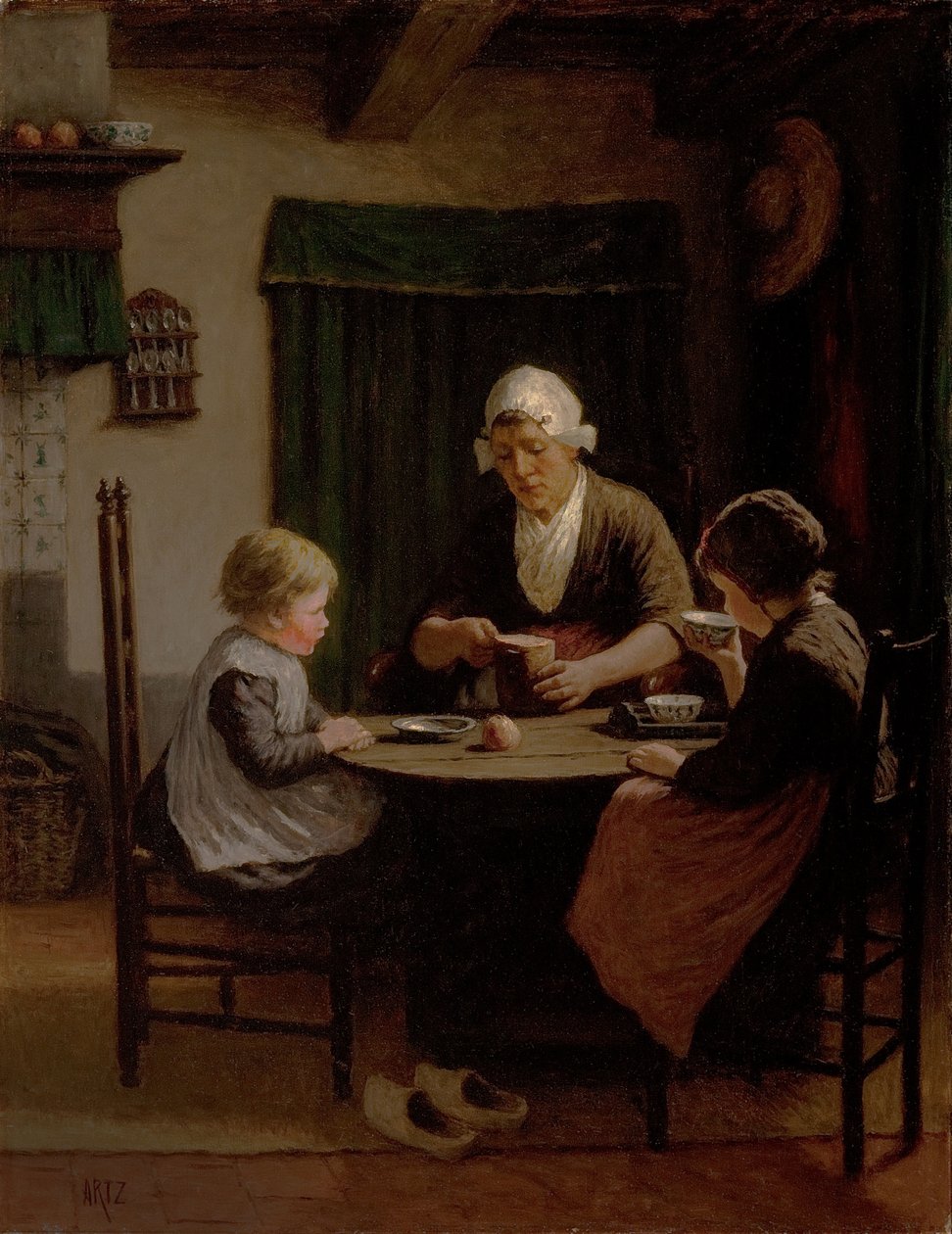 Bei der Großmutter von David Adolph Constant Artz