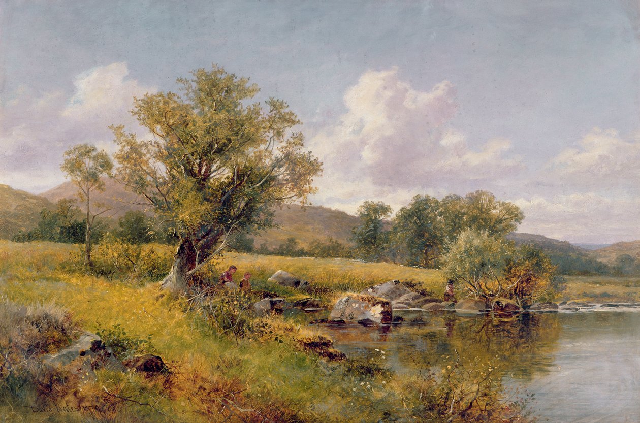 Eine Flusslandschaft von David Bates