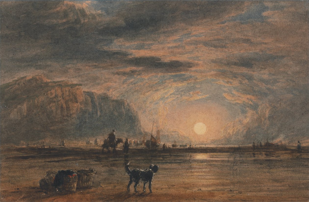 Strandszene von David Cox