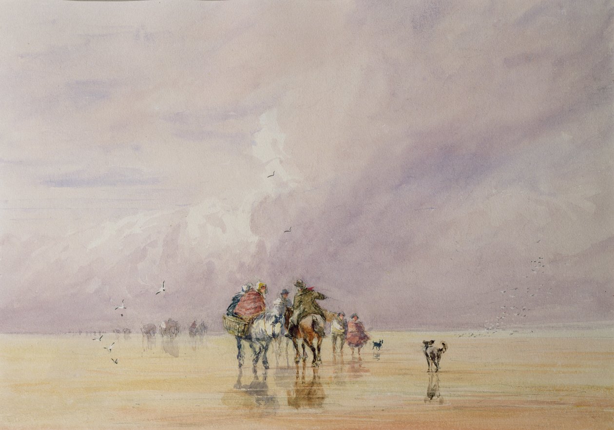 Überquerung der Lancaster Sands von David Cox