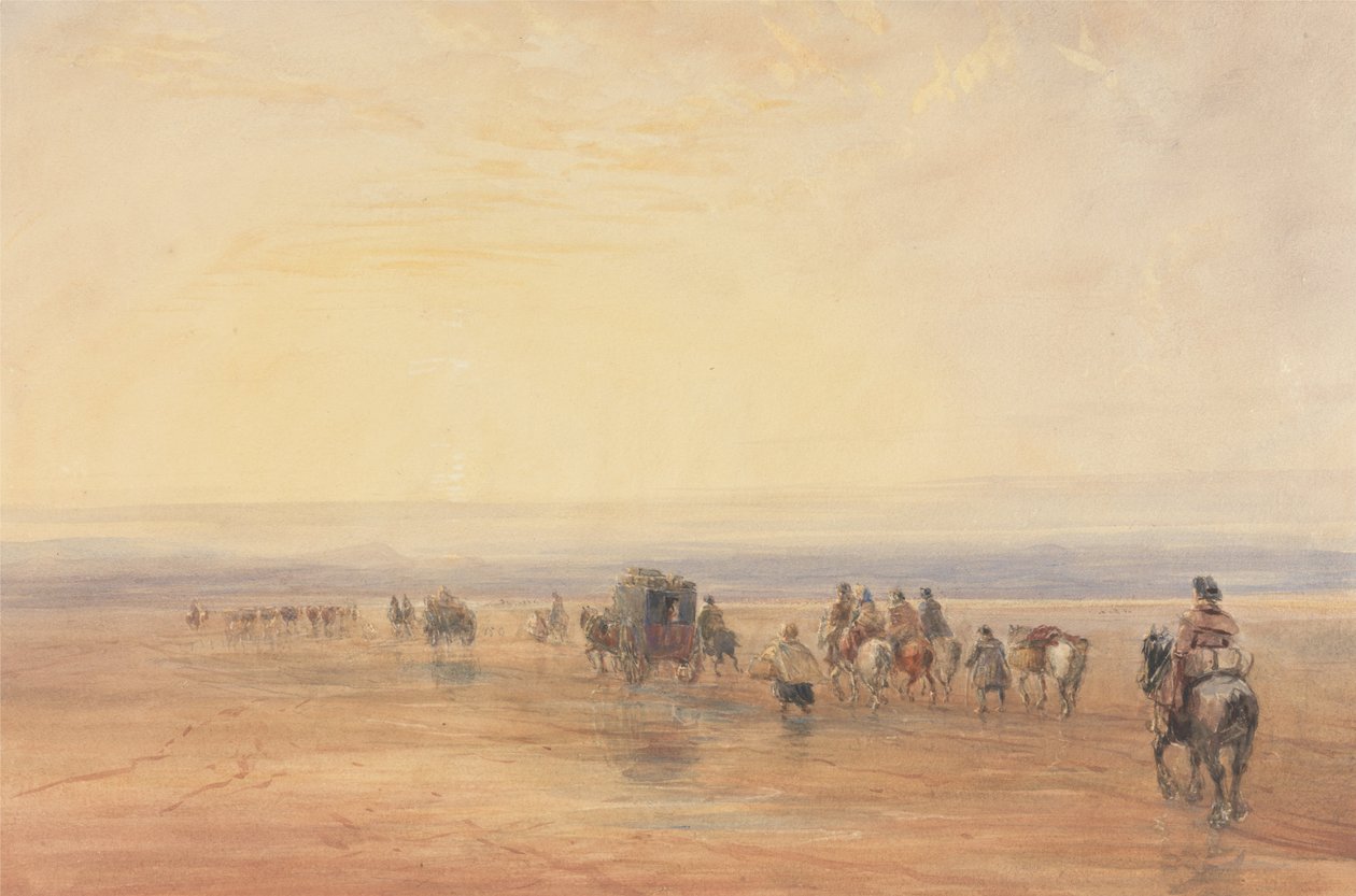 Überquerung der Lancaster Sands von David Cox