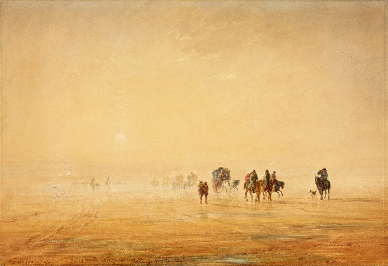 Lancaster Sands, 1844 von David Cox