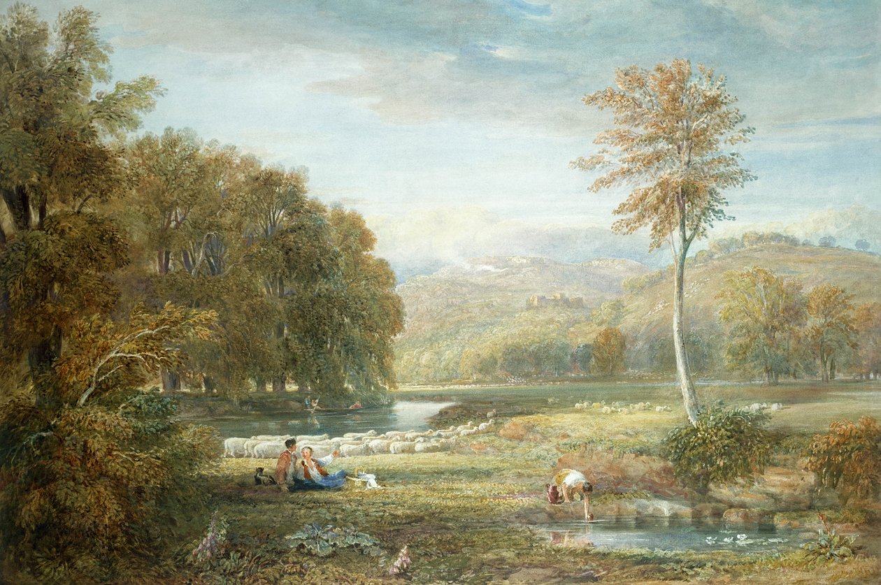 Pastorale Szene von David Cox