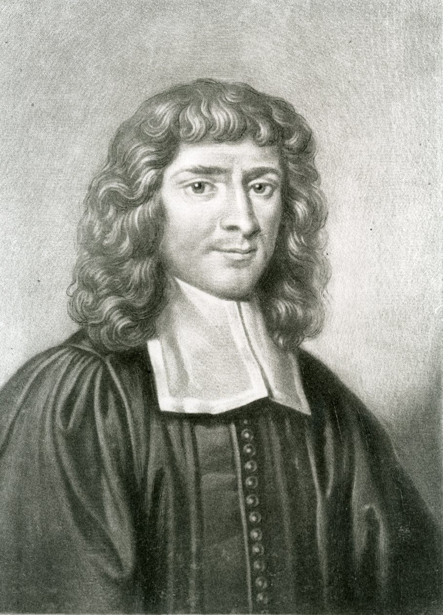 Porträt von Dr. Isaac Barrow, graviert von Richard Earlom, aus 