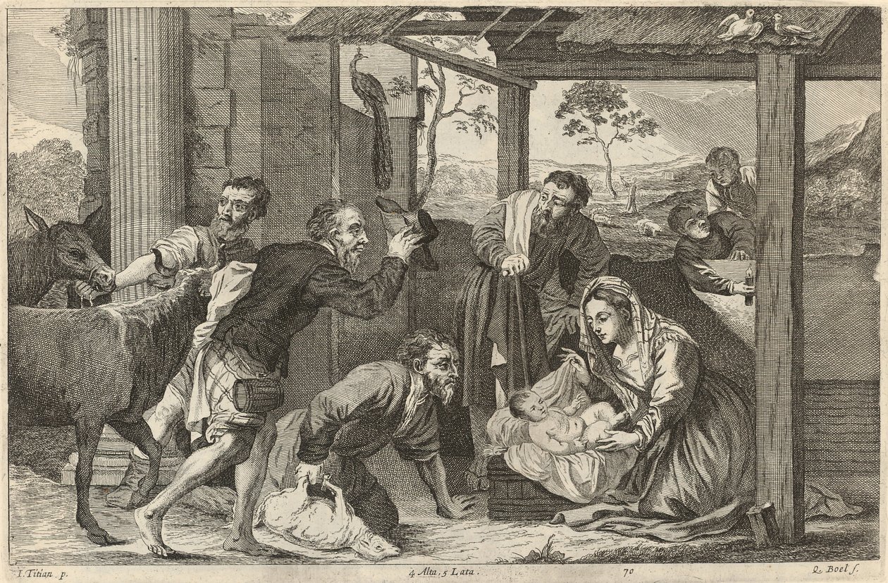 Anbetung der Hirten von David Teniers the Younger