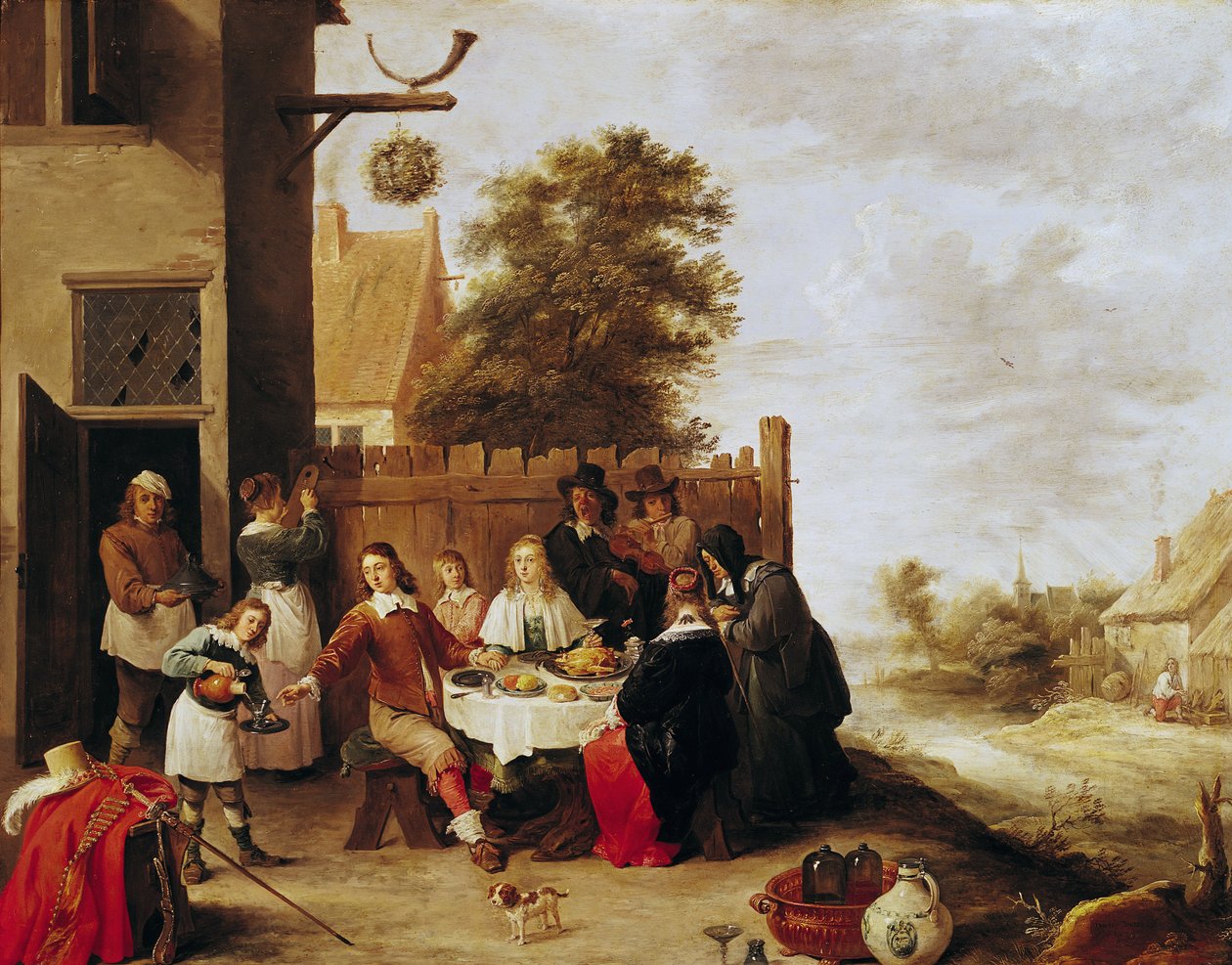 Das Fest des verlorenen Sohnes, 1644 von David Teniers the Younger