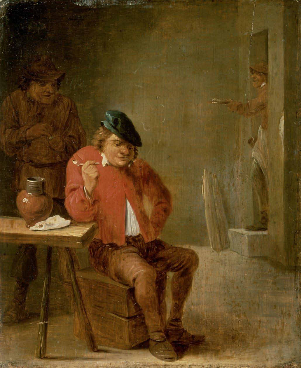 Der Raucher von David Teniers the Younger