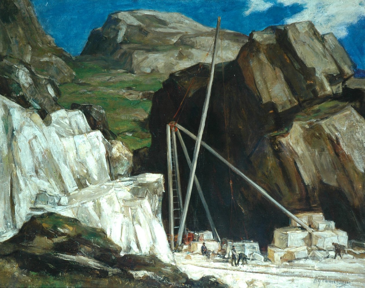 Der Marmorbruch, Iona von David Young Cameron