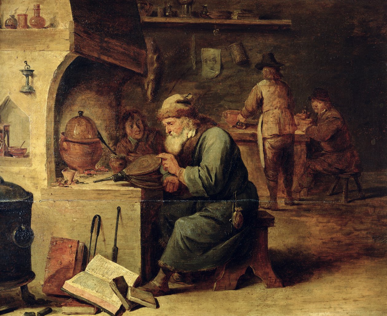 Ein Alchemist von David Teniers the Younger