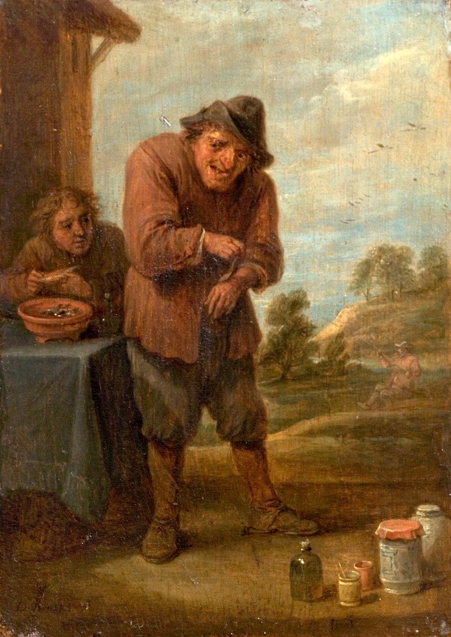 Der Tastsinn von David Teniers the Younger