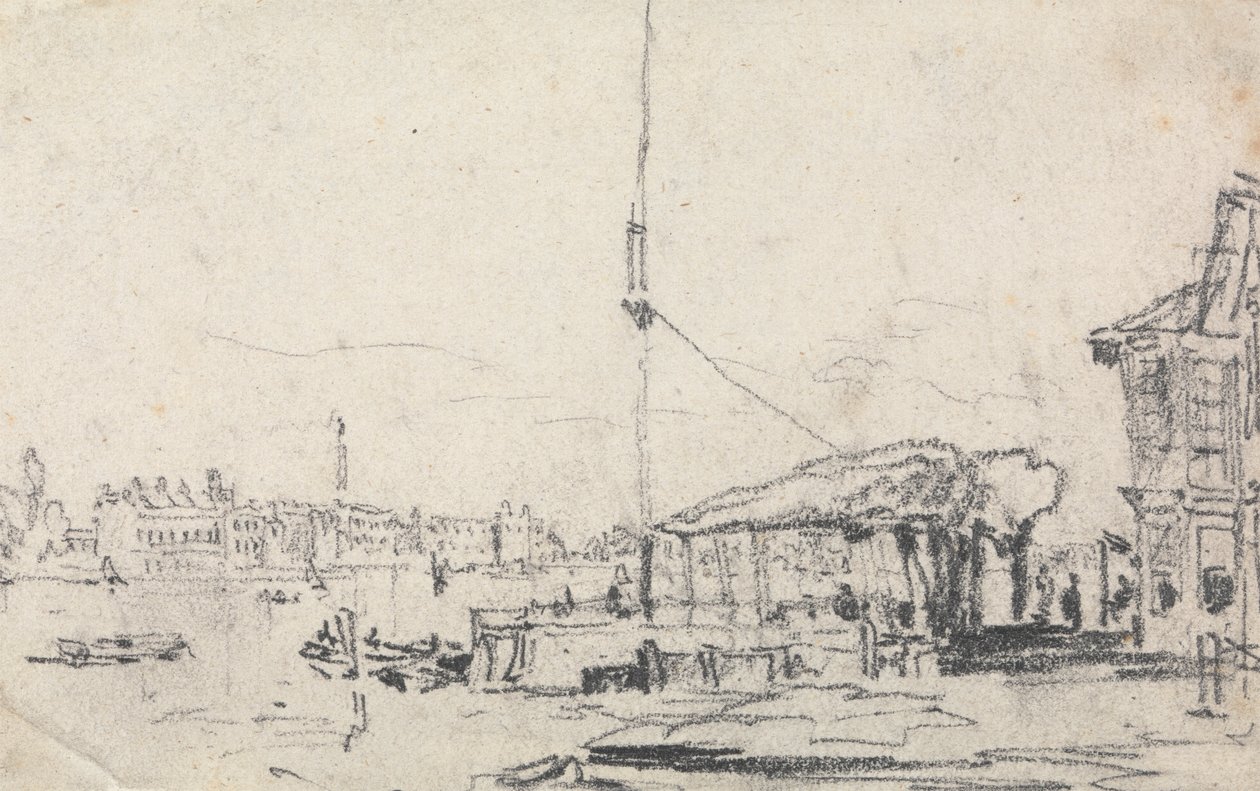 Ein Blick auf die Schelde von David Cox