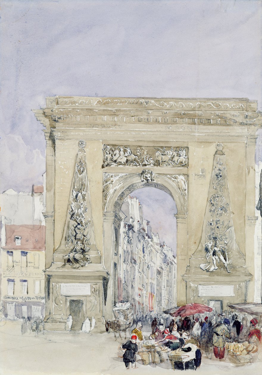 Porte St. Denis von David Cox