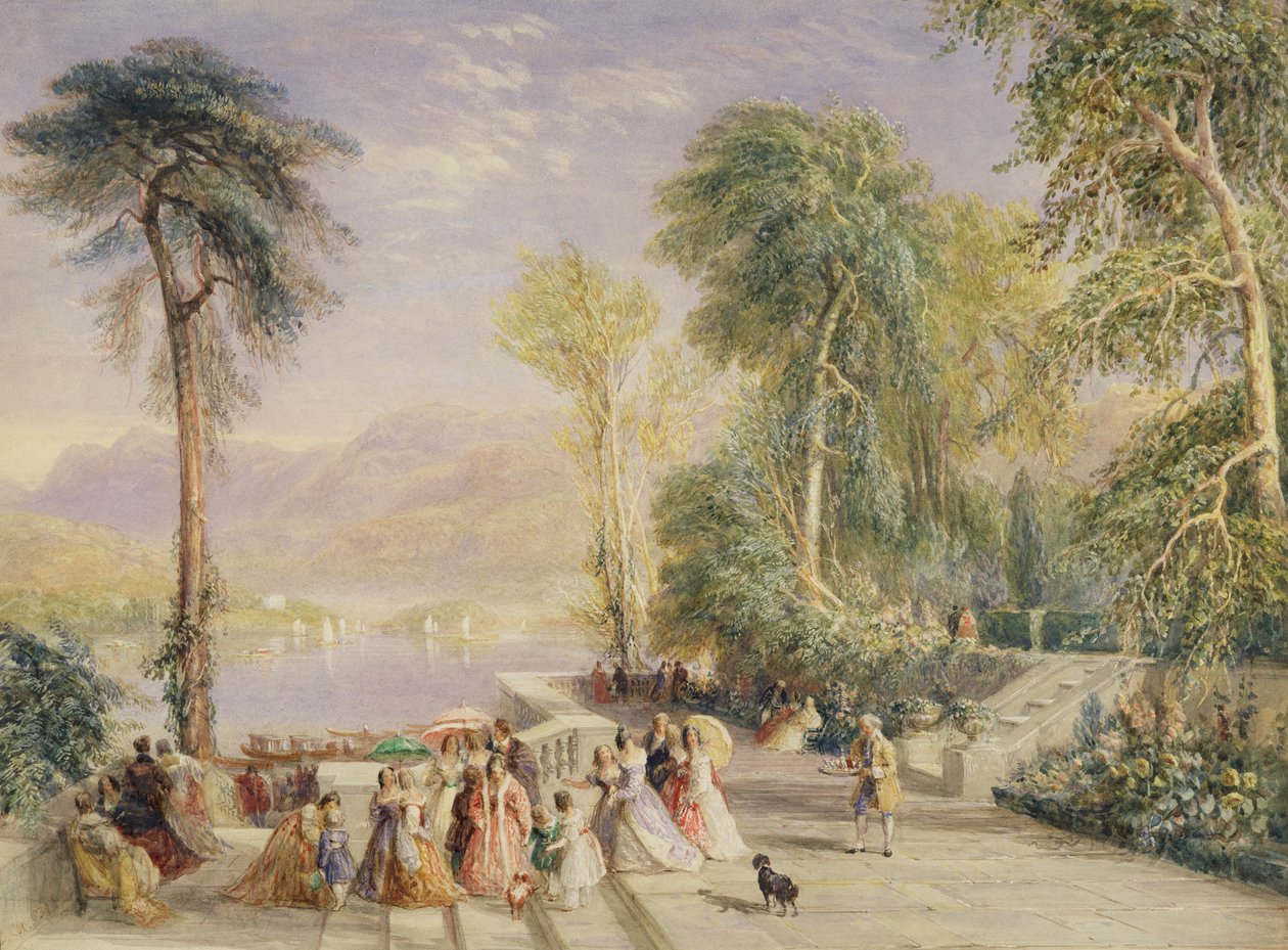 Windermere während der Regatta von David Cox