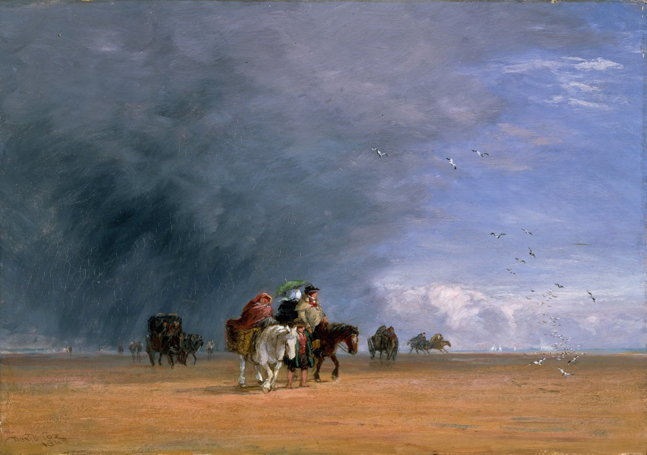 Überquerung der Sandbänke von David Cox the elder