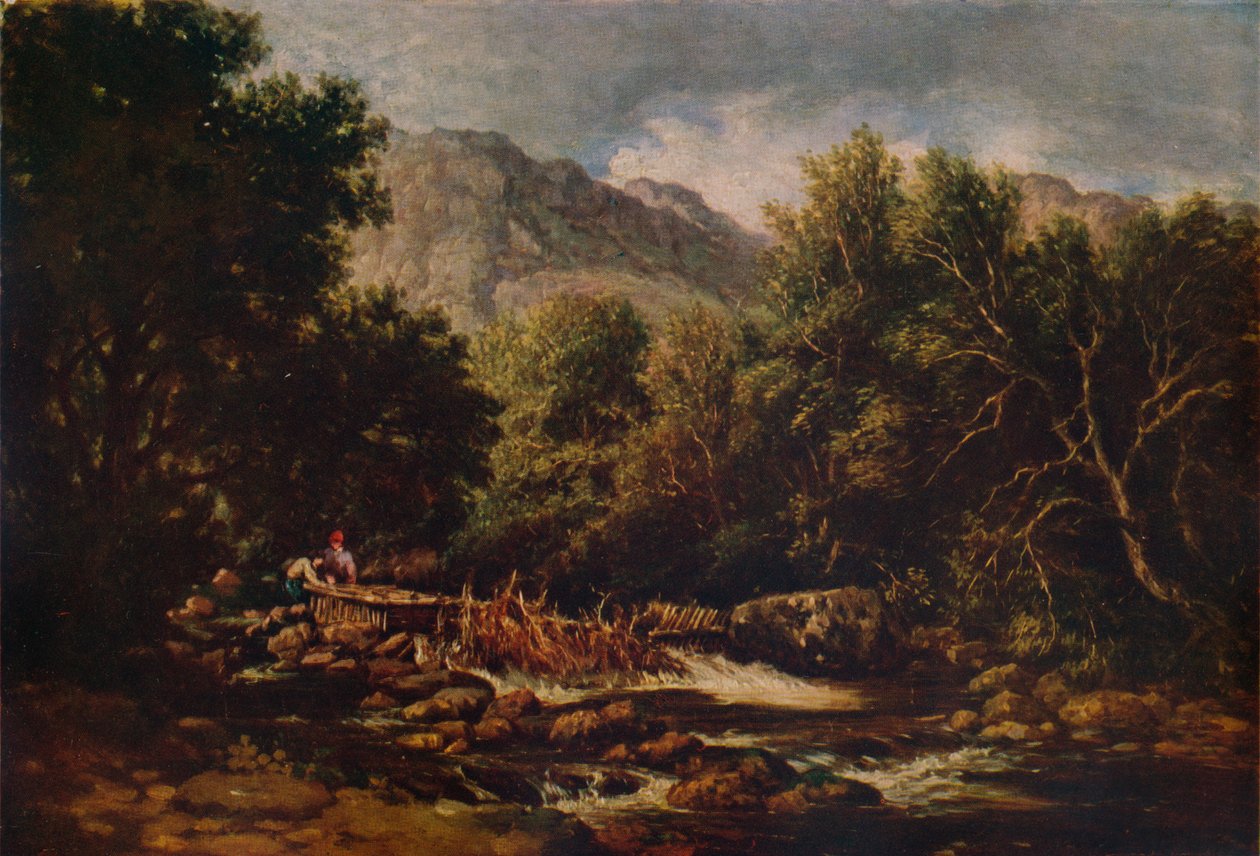 Am Lledr, ca. 1844 von David Cox the elder