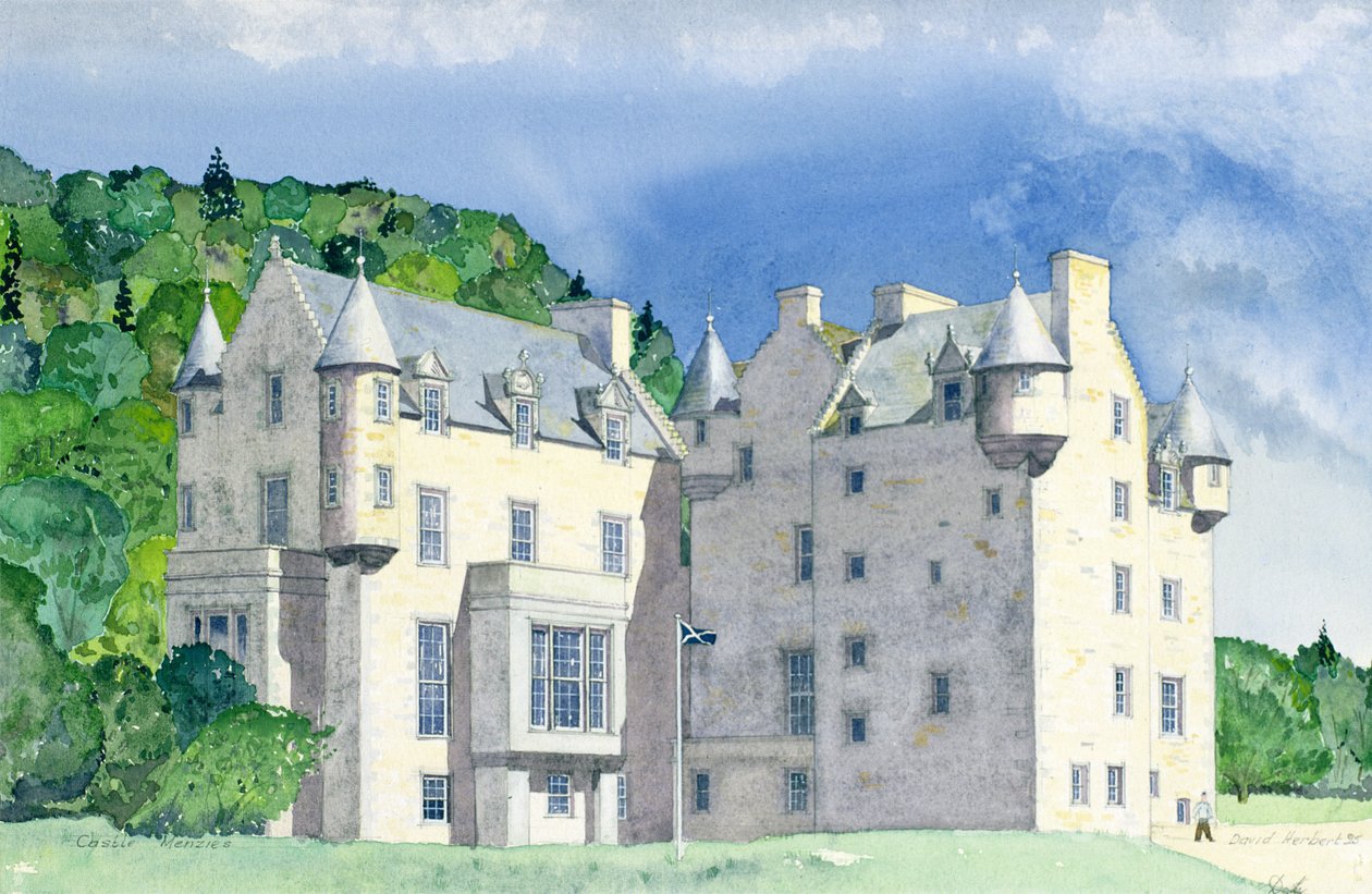 Castle Menzies, 1995 von David Herbert