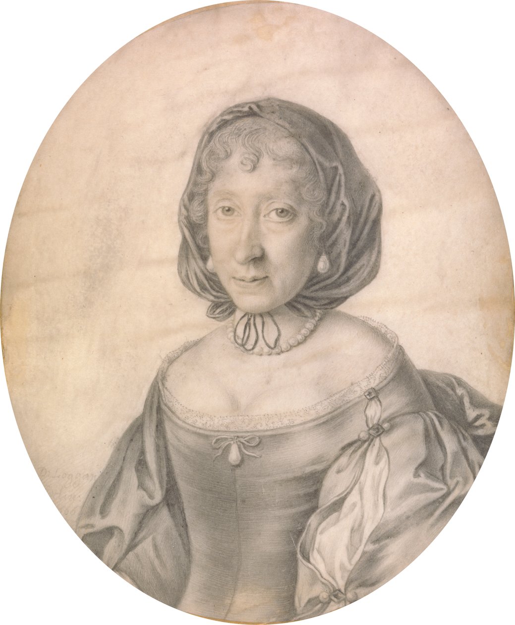 Porträt einer Dame von David Loggan