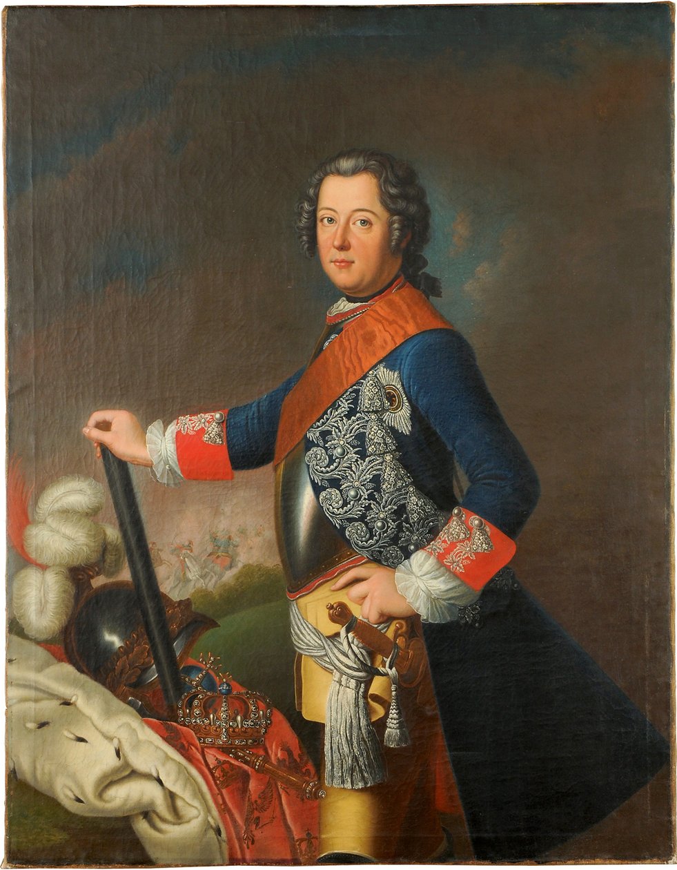 Friedrich II. von Preußen, 1743 von David Matthieu